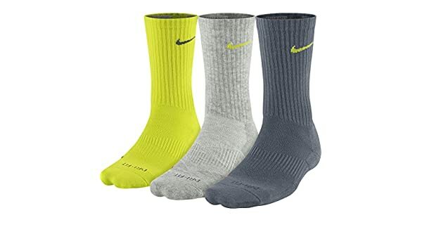 gray nike crew socks