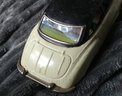 Bandai Japon 1958 – DKW Voiture En Tôle Friction – 21 Cm – état D’usage
