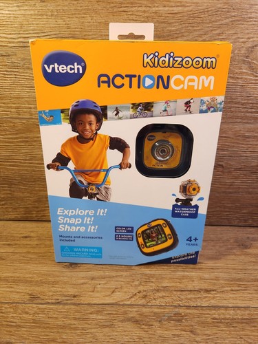 VTech Kidizoom Action Cam Boys Yellow 4+ Years Camera for Bikes ...