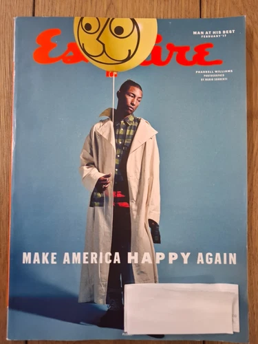 Esquire Magazine - February 2017 - Pharrell Williams - Vol 167 #1