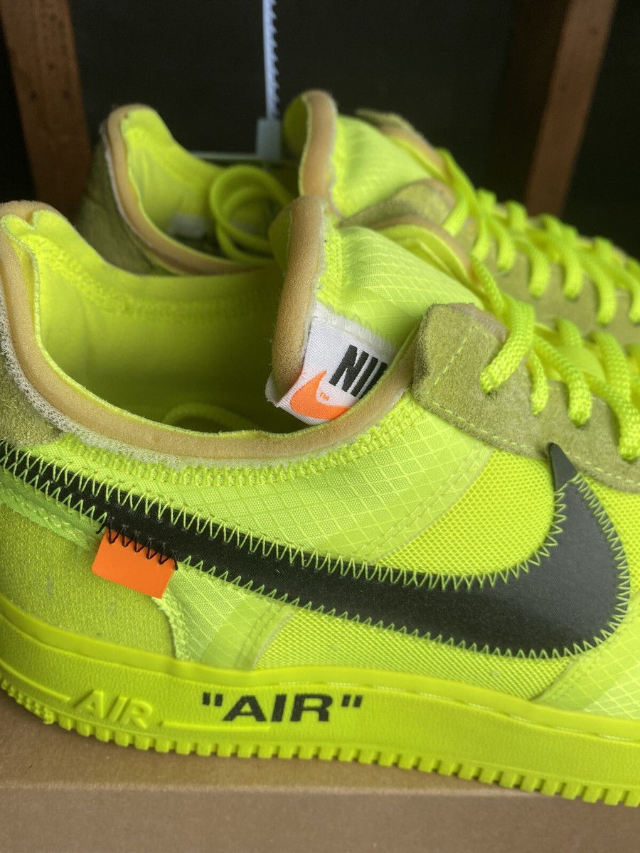 Nike Air Force 1 Low x OFF-WHITE Volt Size 11 2018 Best Nike Air Force 1 Low x OFF-WHITE Volt Size 11 2018 Best