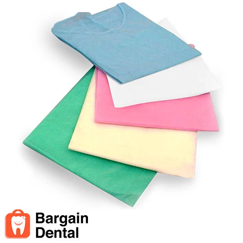 100 Piezas Aislamiento Dental Cubierta Batas Puño Elástico Desechable Tatuaje Médico