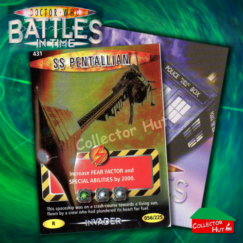 DOCTOR WHO Battles in Time #376-600 INVADER RARE & COMMON CARDS YOU CHOOSE - Picture 55 of 212