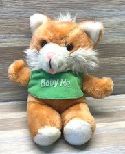 Russ Berrie Wallace Kitty Cat Plush Stuffed Animal Vintage 7.5" 1981 Baby Me