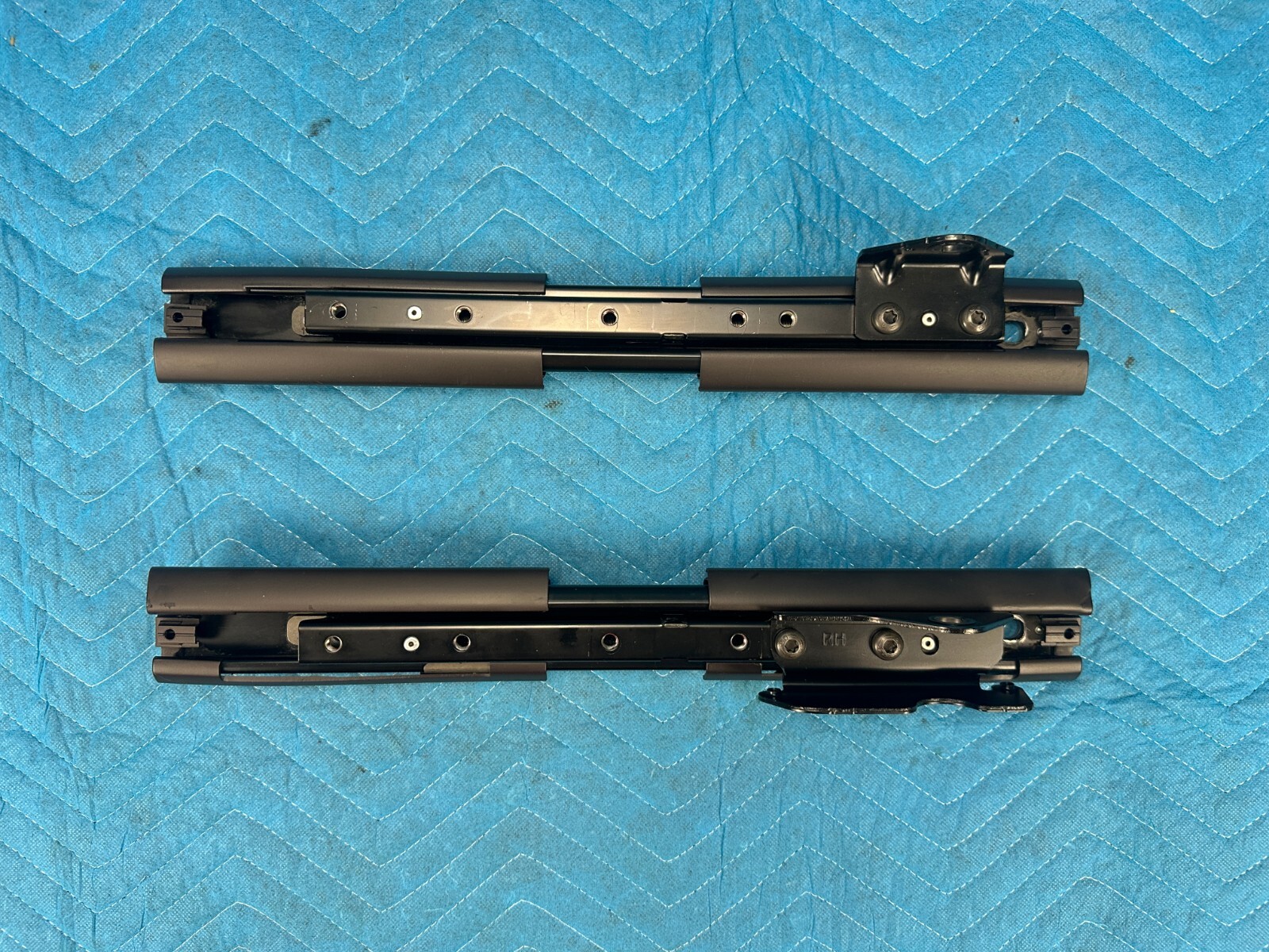 Bentley Cont Flying Spur Front Passenger's Seat Tracks w/ Covers 2006-2012 OEM