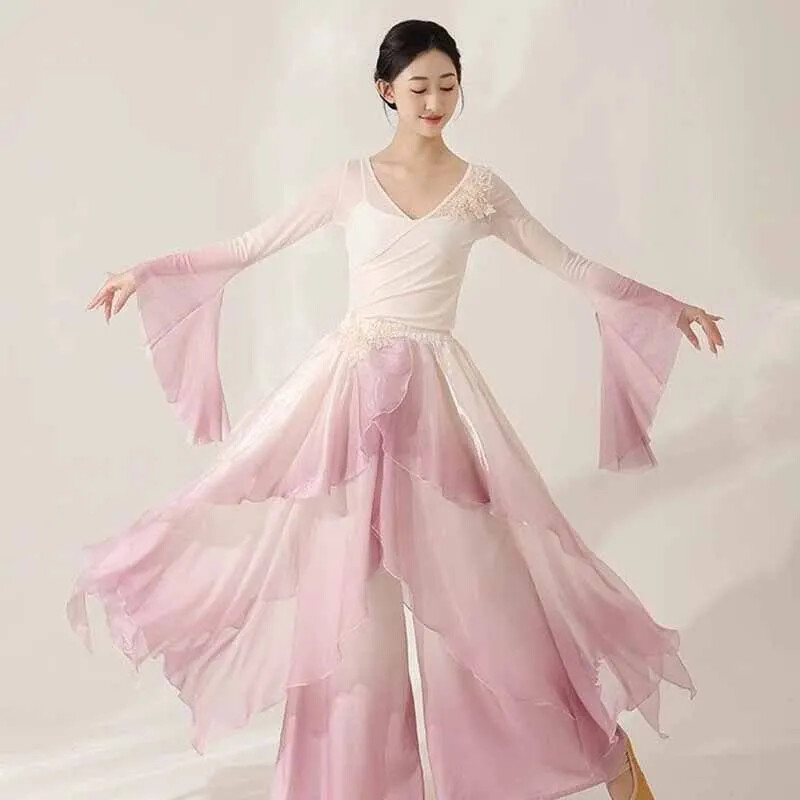 Dancer Performance Women Practice Dance Clothes Dance Pink&green Dress | eBay Dancer Performance Women Practice Dance Clothes Dance Pink&green Dress | eBay