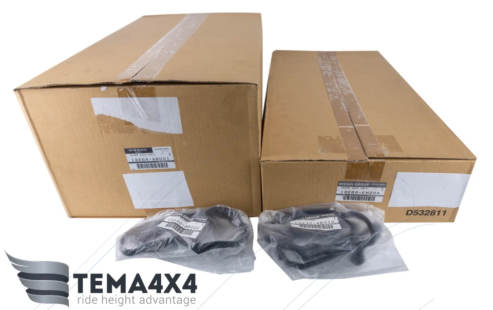 Cubiertas de válvula originales OEM LR+LH con juntas para Infiniti 13264EH20A 13264AR001 Foto 3 de 4