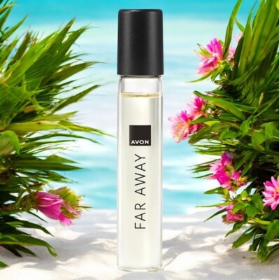 Avon FAR AWAY Parfum Taschenspray für Sie Rose Jasmin Vanille Moschus Neu