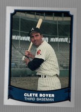 1988 Pacific Legends I Clete Boyer Atlanta Braves #13 Near Mint or Better