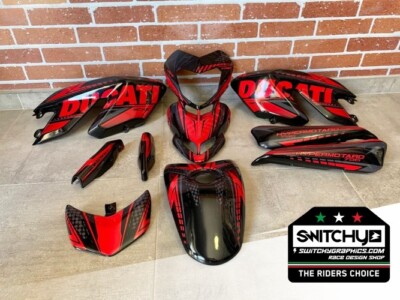Ducati Hypermotard 796 Kompatible Grafiken Kit Aufkleber Grafik Aufkleber
