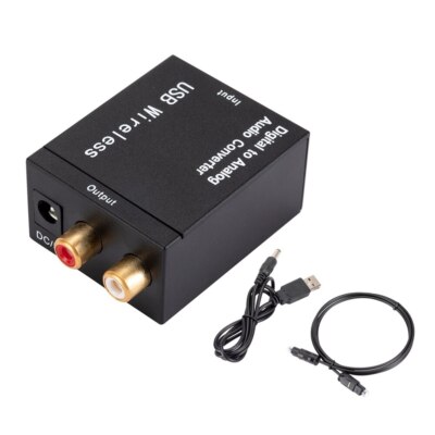 192KHz Bluetooth 5.0 Optical Digital To Analog Audio Converter Receiver Adapter