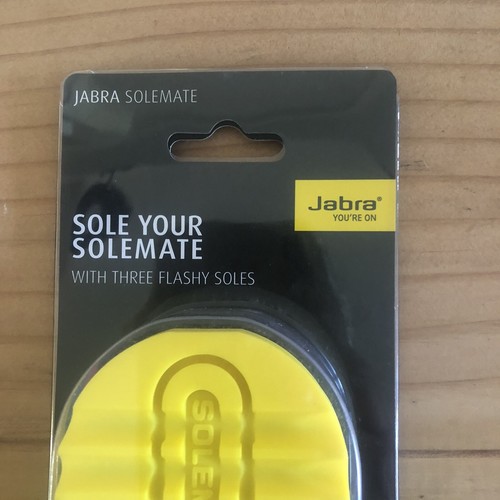 Jabra Solemate Sole Kit Blue Yellow Pink Pack Of 3 Accessories Rubber Soles - Picture 3 of 6