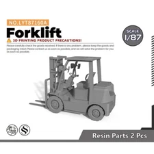 SSMODEL 160A 1/87 HO Scale Forklift  Model Railroads Display