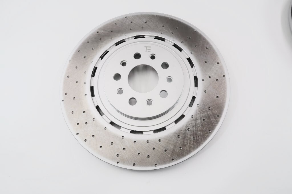 Maserati Levante S Trofeo front rear brake disc dimpled rotors TopEuro 1564
