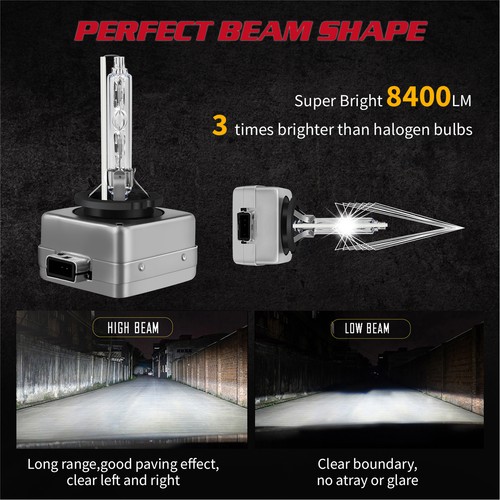 For Jeep Grand Cherokee 2014-2019 2020 Xenon HID Headlight Bulb High / Low Beam - Picture 4 of 12