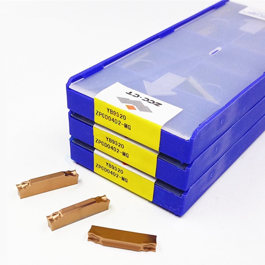 10pcs ZPGD0402-MG YB9320 ZCC.CT CNC blade Carbide Inserts Original