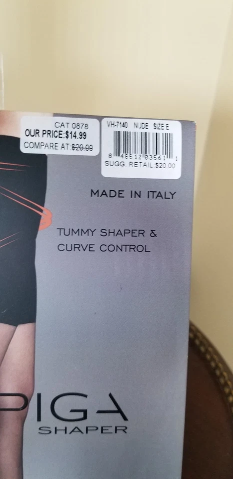 VIA SPIGA Modelador de Abdomen y Control de Curvas Medias Impecables Desnudo Talla E NUEVO Foto 2 de 3