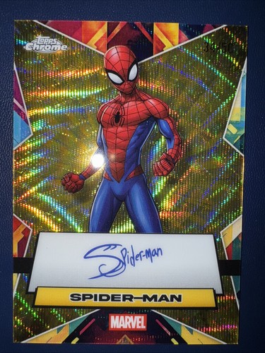 2025 Topps Chrome MARVEL - Spider-Man Auto - Gold /50