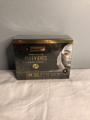 24k Gold Eye Mask- Dermora (pack Of 20 Under Eye Patches)