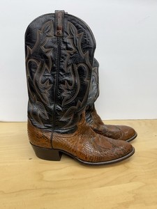 Freebird by Steven Marshall Python Snakeskin Leather Cowboy Boots Men’s Size 11 Python Cowboy Boots - Etsy Norway main image 2