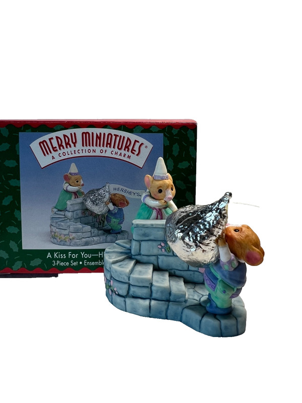 Hallmark Keepsake   "Merry Miniatures" 3 Piece 1999  NIB