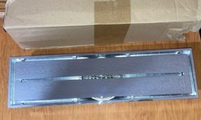 Highly Polished Chrome Linear Floor Drain With Removable Cover 11.8x3.2”