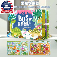 Busy Book Sticker Quiet Book for Kids Montessori Early Educational Toy Toddlers