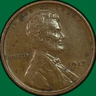 1917 Lincoln Wheat Cent Almost Uncirculated AU Coin #40113