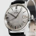 Vintage 1960s *NEAR MINT* OMEGA Seamaster Cal.562 Automatic Date Silver 33mm Men
