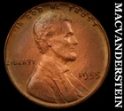 1955 Lincoln Wheat Cent - Choice Gem Brilliant Unc  Color  No Reserve  #K1283