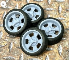 Resin 2120 Inch Billet Legacy Model Car Wheelstires 124 125 Scale