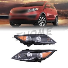 For 2013-2016 KIA Sportage Headlight Halogen w/ LED DRL Driver +Passenger 2pcs