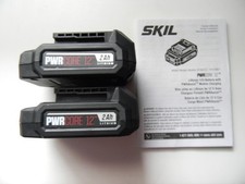  2 NEW Genuine SKIL 2.0Ah 12Volt PWRCORE 12 USB PWRASSIST BY500101