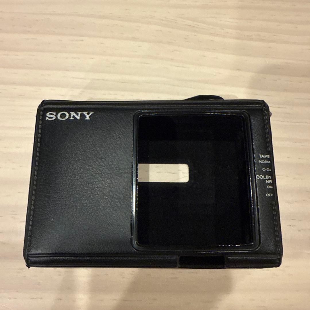Rare Sony Cassette Tape Player Walkman WM-D3 With Leather Case