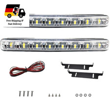 Produktbild - ONCCI LED Tagfahrlicht 2 Stück 8 LED Tagfahrleuchten StVZO E4 R87 156x18x43mm