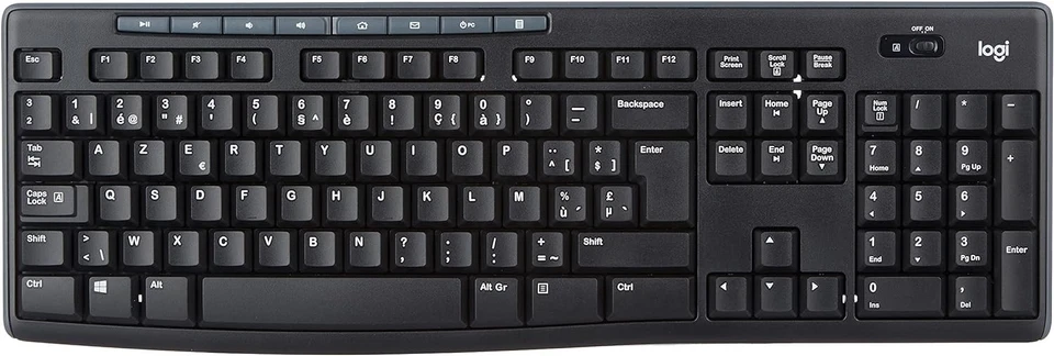 Logitech MK270 Wireless Keyboard and Mouse Combo for Windows, AZERTY Belgian Lay - Image 4 of 4