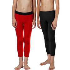 Blcculi 2 Pack 3/4 Youth Sports Leggings,Boys Compression Leggings,Quick Dry ...