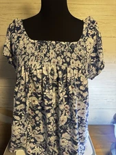 Lane Bryant Off Shoulder top With Rutching  In Front