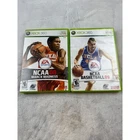 Xbox 360 NCAA Basketball Game Lot NCAA 08 March Madness & NCAA Basketball 09 EA
