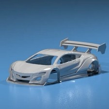 1/64 BODY KIT Hot Wheels 17 NSX Kit ancho