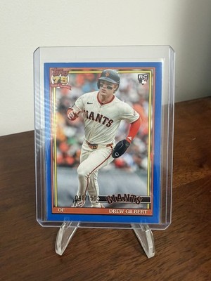 2026 Topps Series 2 Drew Gilbert RC 91B2-40 Blue Parallel /150 SSP Rookie 