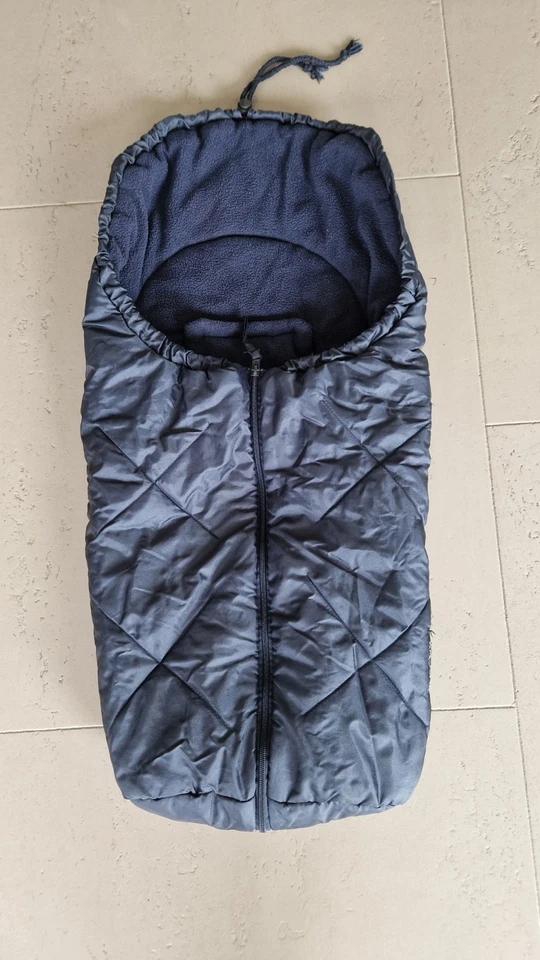 Kaiser Fußsack für Babyschale Maxi Cosi u.ä. Blau Neuwertig!