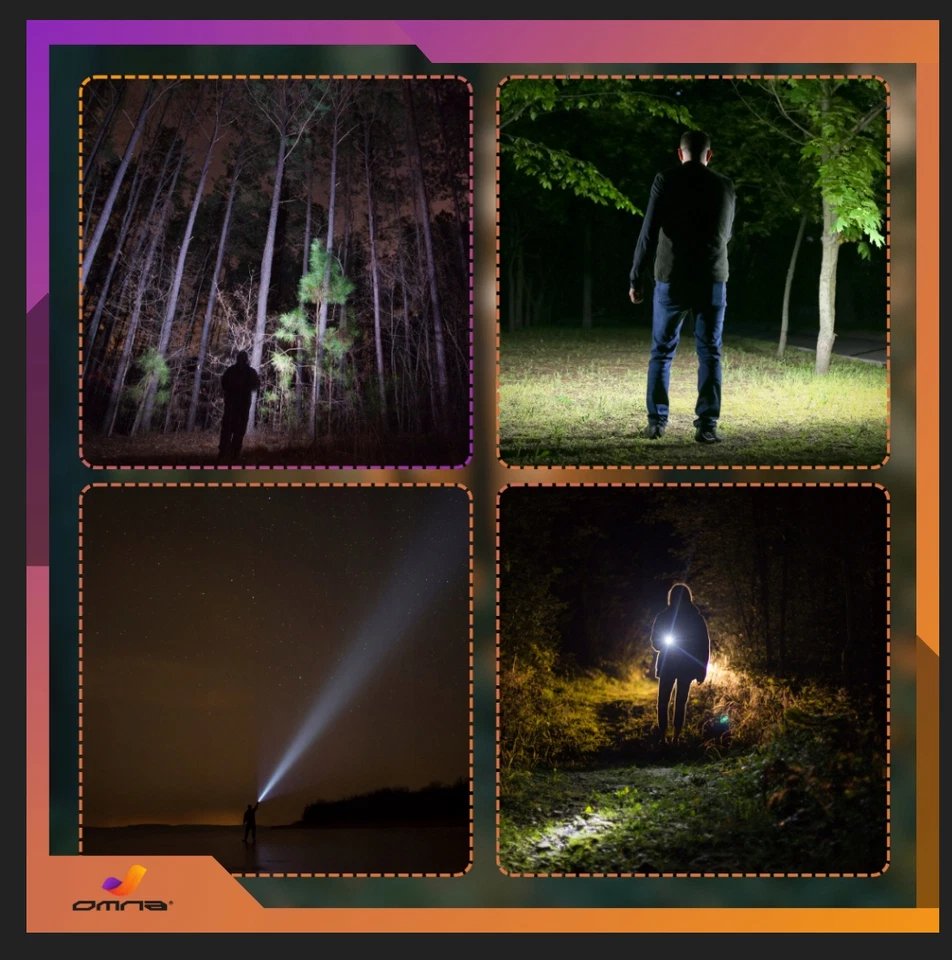 Wiederaufladbare Taschenlampe Suchscheinwerfer die leistungsstärkste LED sehr starke Powerbank - Bild 4 von 4