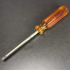 Vintage Millers Falls No.850 4" Phillips Head Screwdriver Pat. # 2507231 Orange