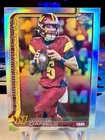 2025 Jayden Daniels Topps Chrome Refractor #295 Washington Commanders