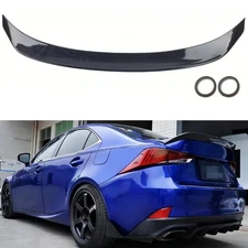 FOR 2014-2020 LEXUS IS200t IS250 IS350 PSM CARBON FIBER STYLE TRUNK SPOILER WING