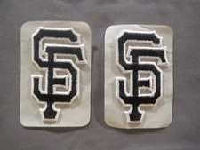 S F / BW / Giants logos / set of 2