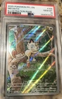 2025 POKEMON PFL EN-PHANTASMAL FLAMES ILLUSTRATION RARE MEOWTH 106 PSA 10