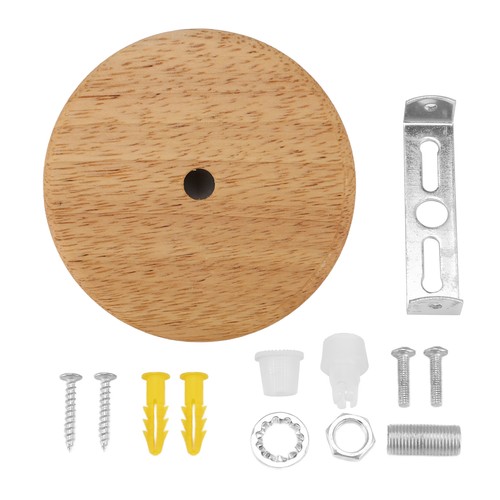 PIED DE LAMPE,Antique Brass-5 Pieces--Roses De Plafond En Métal, Auvent De Plafond Rond Pour