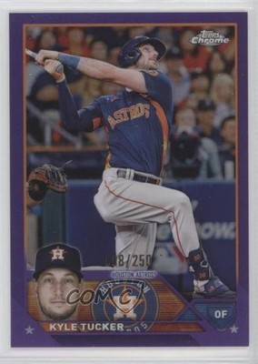2023 Topps Chrome Purple Refractor 8/250 Kyle Tucker #6 0d7t